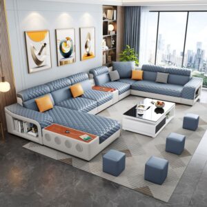 Premium U-Shaped Modular Sectional Sofa