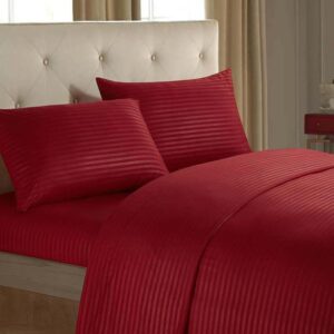 Deep Red Luxury Comforter Set