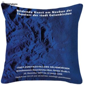 Navy Blue Textured Accent Pillow