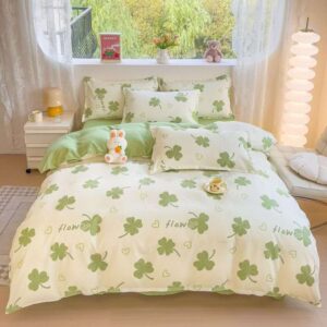 Botanical Green Leaf Print Bedding